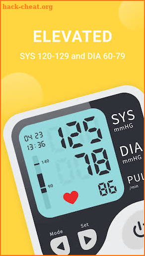 Blood Pressure Monitor screenshot