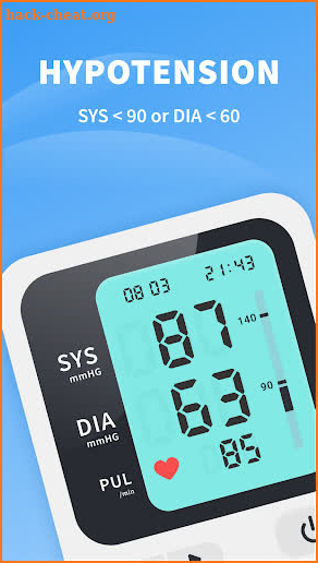 Blood Pressure Monitor screenshot