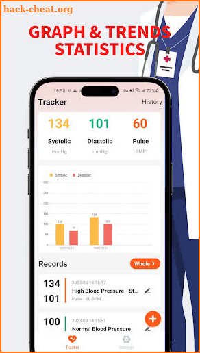 Blood Pressure Recorder screenshot