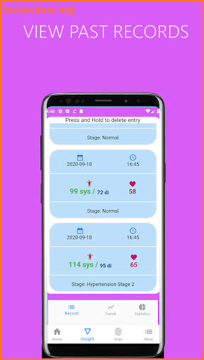 Blood Pressure Tracker - BP Checker - BP Info screenshot