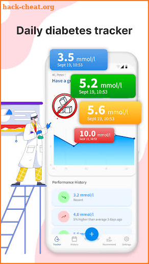 Blood Sugar: BP Tracker screenshot