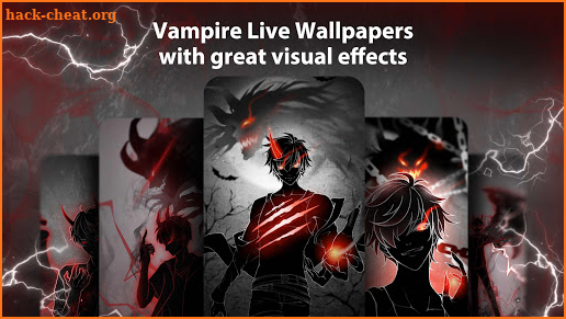 Blood Vampire Live Wallpapers Themes screenshot