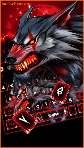 Bloody Scary Wolf Keyboard screenshot