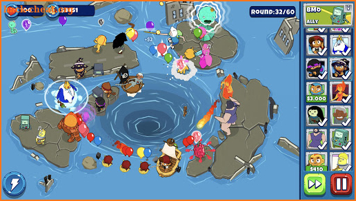 Bloons Adventure Time TD screenshot