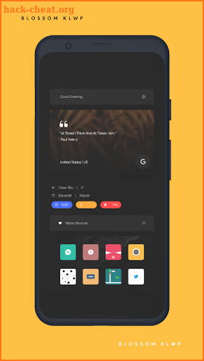 Blossom KLWP screenshot