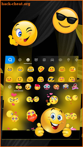 Blossom Sunflower Keyboard Theme screenshot