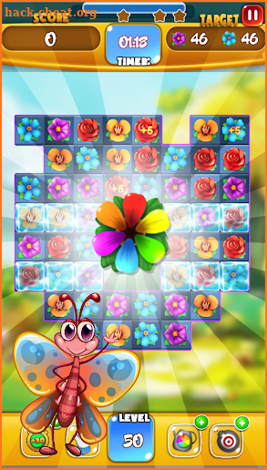 Blossom Witch - Flower Blast Crush Match 3 Puzzle screenshot