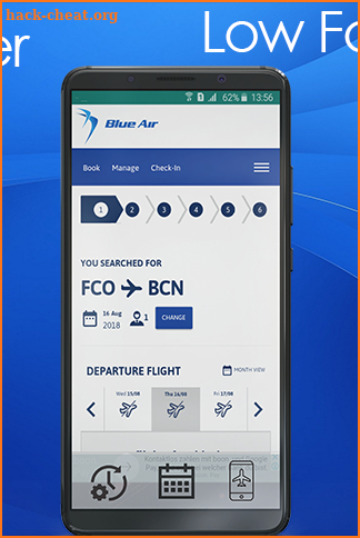 Blue Air - Booking Flights screenshot