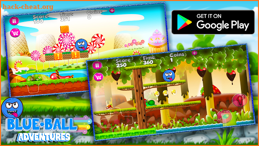 Blue Ball : In The Jungle Adventures screenshot