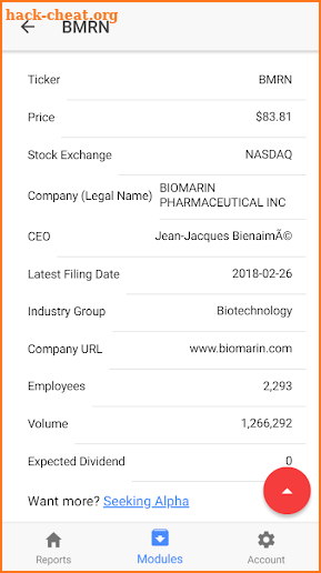 Blue Equity - Investment Research Management screenshot