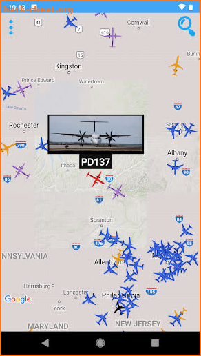 Blue Flight Tracker screenshot