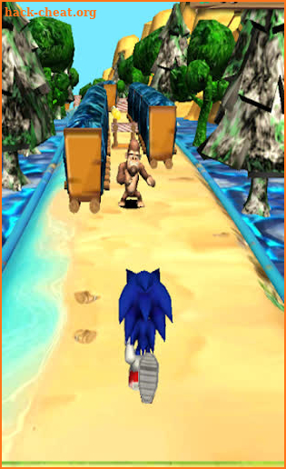 Blue Hedgehog Adventure Dash - New Jungle screenshot