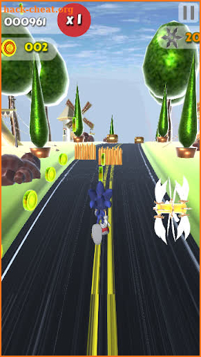 Blue Hedgehog Faster Runner screenshot