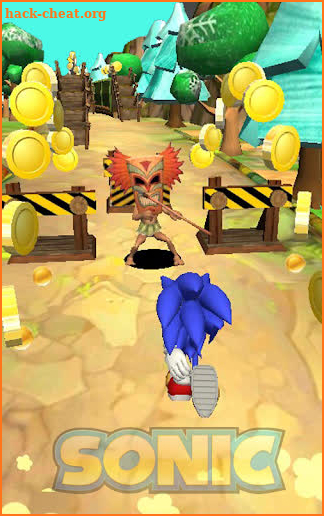 Blue Hedgehog Run - Jungle Rush Adventure screenshot