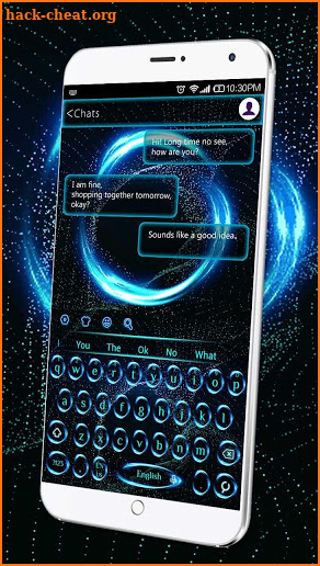 Blue Lighting Keyboard screenshot