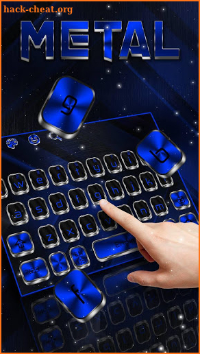 Blue Metal Keyboard screenshot