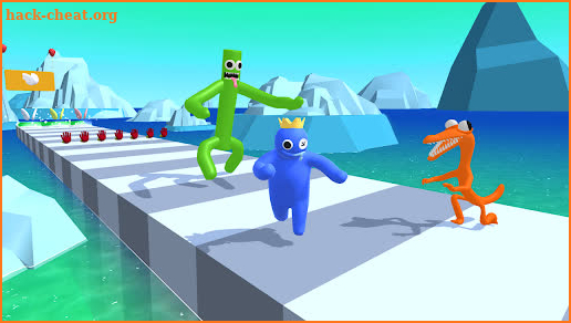 Blue Monster Run screenshot