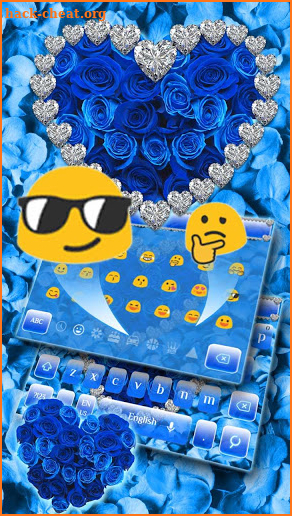 Blue Rose Diamond Keyboard screenshot