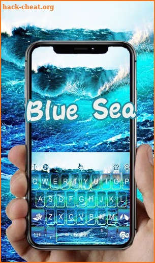 Blue Sea Keyboard Theme screenshot