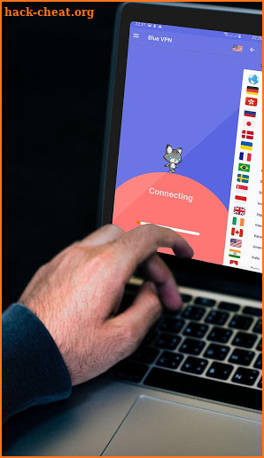 Blue VPN - Fast and Unlimited screenshot