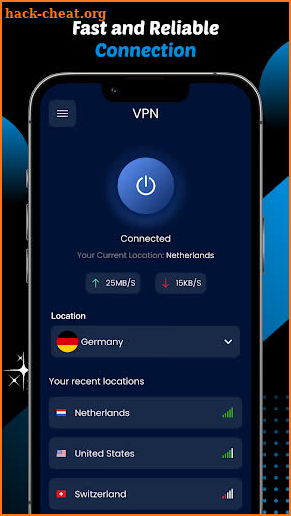 Blue VPN - VPN Proxy Master screenshot