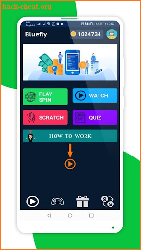 Bluefly ~play games win gift screenshot