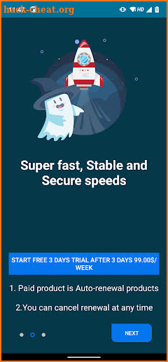 BlueGhostly VPN - Free & Secure Protection screenshot