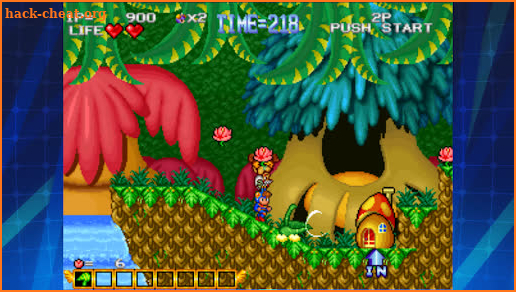 BLUE'S JOURNEY ACA NEOGEO screenshot