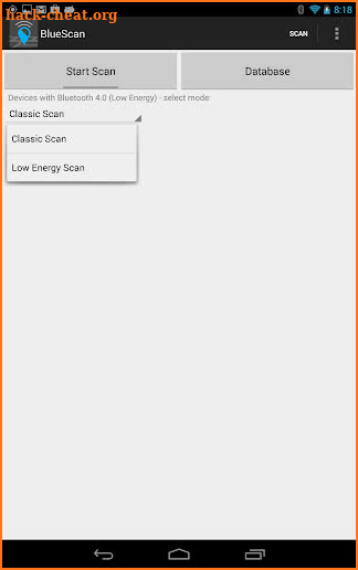 Bluetooth 4.0 Scanner screenshot