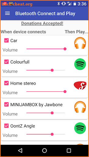 Bluetooth connect & Play screenshot