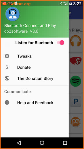 Bluetooth connect & Play screenshot