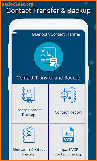 Bluetooth contact transfer - My contacts backup screenshot