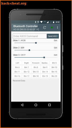 Bluetooth Controller HC-05 screenshot