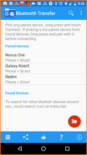 Bluetooth File Explorer screenshot