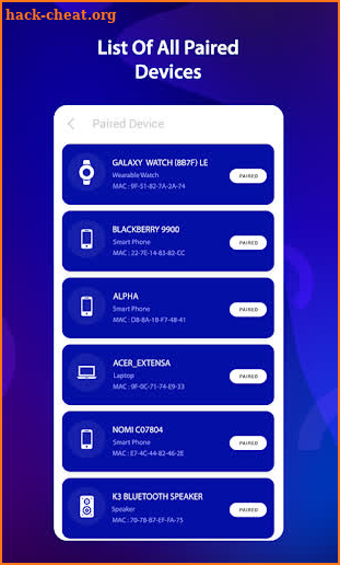 Bluetooth Finder & Scanner screenshot