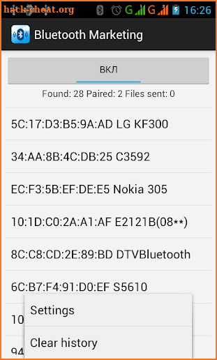 Bluetooth Marketing screenshot