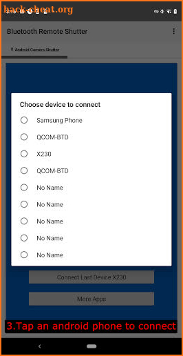 Bluetooth Remote Shutter screenshot