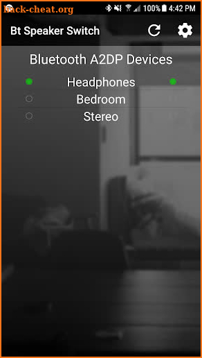 Bluetooth Speaker Switch screenshot