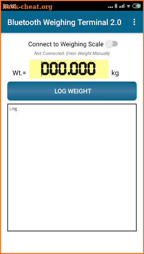 Bluetooth Weighing Scale Terminal 2.0 screenshot