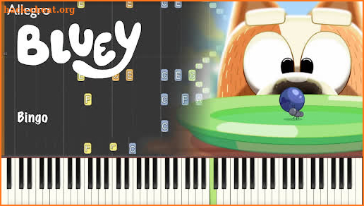 Bluey & Bingo Piano Magic Game screenshot