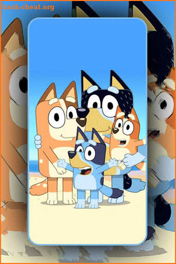 Bluey Cartoon Wallpaper screenshot