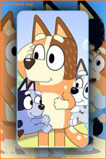 Bluey Cartoon Wallpaper screenshot