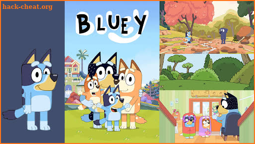 bluey driving adventure game screenshot