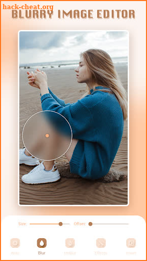 Blurry Image Editor screenshot