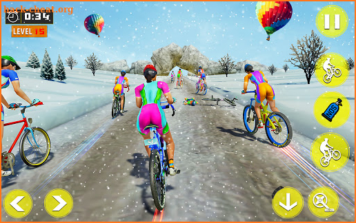 BMX Bicycle Rider - PvP Race: Cycle racing games screenshot