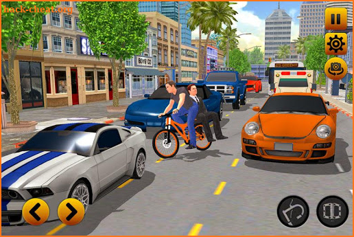 BMX Bicycle Taxi Driver 2019: Cab Sim screenshot