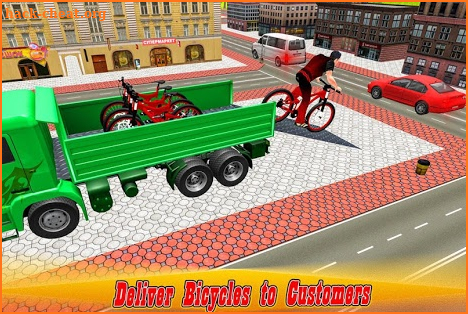 BMX Bicycle Transport Truck Simulator screenshot