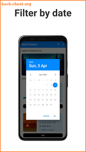 Boat Schedule screenshot
