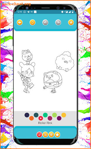 Boca Toca Life Coloring book screenshot