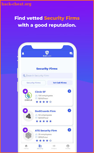 BodiGuard: Hire Security Pros screenshot